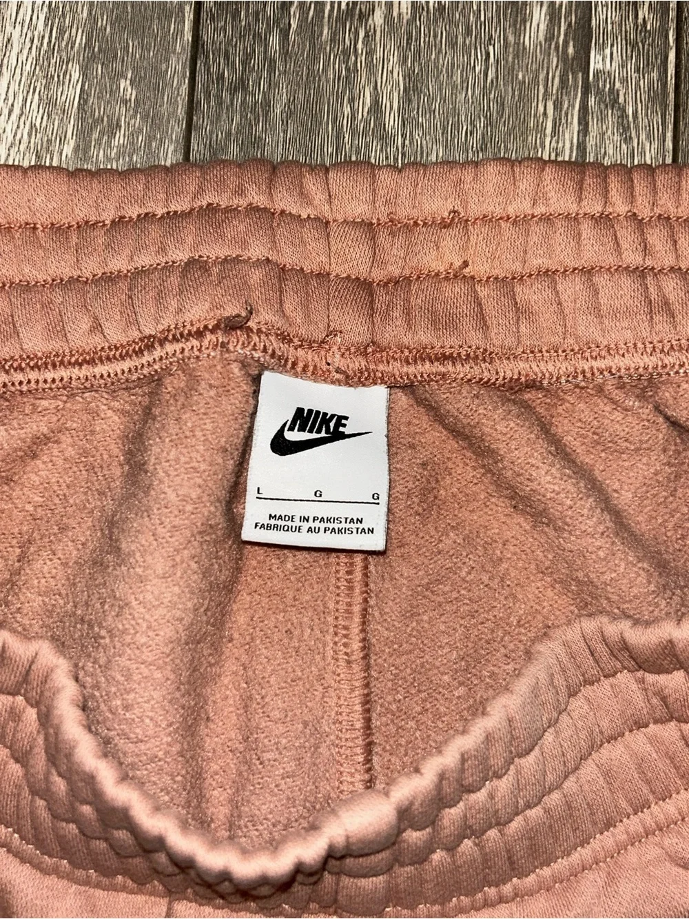 Nike Kids Rust-Orange Fleece Joggers